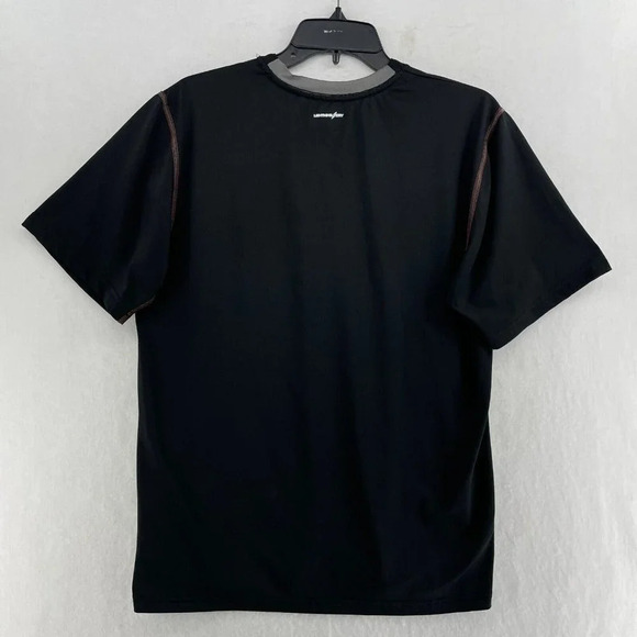New Balance Men's Shirt L Black A Revolution In Motion Stretch Activewear Top - Picture 1 of 12